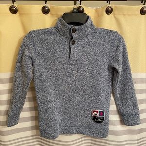 Button Collar Sweater/Sweatshirt